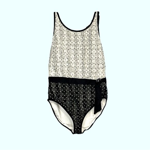 Anne Cole | In First Lace High Neck Women’s One Piece Swimsuit Bathing Suit - Picture 3 of 9